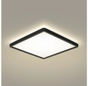 Brilagi - LED Kúpeľňové svietidlo ULTRA SLIM LED/24W/230V 42x42 cm čierna IP54