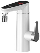 Prietokový ohrievač vody 3000W/230V IPX4 s LED displejom, biely