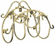 Kovový nástenný držiak na záhradnú hadicu Arnaut, 48x35 cm, zlatá