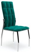 Jedálenská stolička Darwin, zelená / strieborná