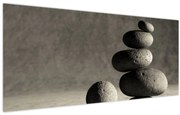 Obraz - Šedé kamene (120x50 cm)