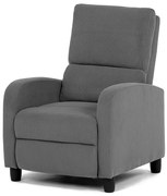 Autronic BONTEC Relaxačné kreslo, béžová, menčestrová látka, TV-4011 BGE2 Farba: Šedá