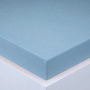 Napínacia plachta na posteľ jersey EXCLUSIVE nebesky modrá 90 x 200 cm