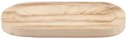 Prírodný drevený dekoračný podnos Tippo - 24*14*2 cm