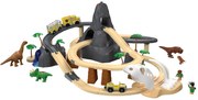 lupilu® Drevená železničná súprava XL (Dinoland) (100395090)