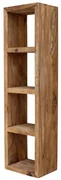 Knižnica Tara 50x185x35 indický masív palisander Natural