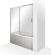 Roltechnik Outlet Vaňová zástena s posuvnými dverami DETROIT 2 ROTH-Variant: šírka: 120 cm, výška: 150 cm, orientácia: Univerzálna - (DETROIT 2 120 -…