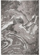 Kusový koberec Eris Marbled Silver, 120x170, šedá, kancelária, Flair Rugs