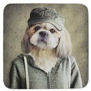 6ks pevné korkové podtácky mr. Dog - 10 * 10 * 0,4 cm