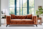 Luxusná dvojmiestna pohovka ComoDeluxe - oranžová