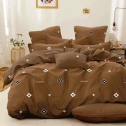 Bavlnené obliečky Homa ROMEA BROWN 7-dielna sada 140x200 cm