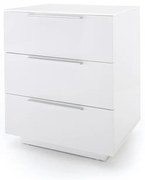 Nočný stolík ROCKY XXL biely