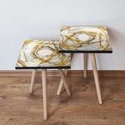 Odkladací stolík 2SHP Béžová, 2 ks