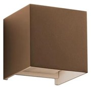 Ideal Lux - LED Vonkajšie nástenné svietidlo ATOM LED/12W/230V IP54 hnedá