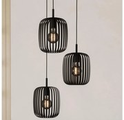 Eglo 900686 - Luster na lanku ROMAZZINA 3xE27/40W/230V čierna
