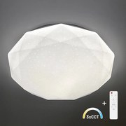Stropné LED svietidlo Hex, 1x LED 72w, 3000-6000k, (fi 50 cm), w, s ovládačom