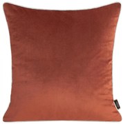Obliečka na vankúš Velvet/57B 45x45 tehlová červená ľan 404624