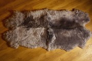 Ovčia kožušina quatro sivá