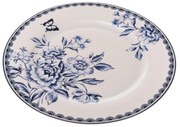 Porcelánový tanier Blue Rose, 19,5 cm