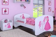 Detská posteľ bez šuplíku 140x70cm PRINCEZNA A KONÍK