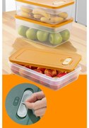 Sada 3 ks potravinových boxů HULU oranžová
