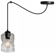 Závesné svietidlo Niki Spider, 1x sklenené tienidlo (výber z 3 farieb)