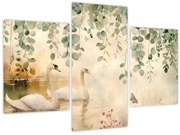 Obraz - Jazero, aquarel (90x60 cm)