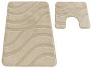 Sada kúpeľňových koberčekov Montana Symphony Beige