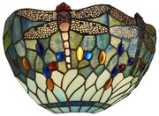 Endon 64102 - Nástenné svietidlo Tiffany DRAGONFLY 1xE14/40W/230V