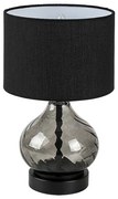 Rabalux 74034 dekoratívna stolná lampa Pirelo, E14, 1x max. 25W, čierna