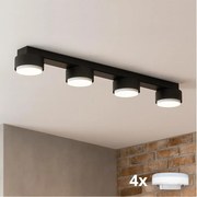 Brilagi - LED bodové svietidlo MONO 4xGX53/30W/230V čierne