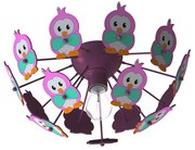 Eglo 95637 - Detské stropné svietidlo VIKI 2 1xE27/60W/230V ružová