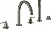 Vaňová batéria Grohe Atrio brushed hard graphite [19922AL3]