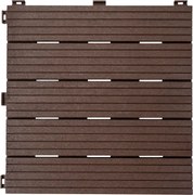 Gumová dlaždica COSMOPOLITAN 30 x 30 cm, hnedá MHEU5100185