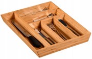 Kesper Organizér do šuplíku, do kuchyně, příborník bambusový KESP 35 x 43 cm