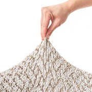 Bielastické poťahy VENEZIA béžová kreslo ušiak (š. 60 - 110 cm)