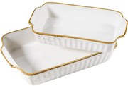 Mäser 2-dielna sada zapekacích mis Pintar Whitehnedé bodky