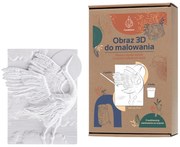 KIK CANDELLANA Omaľovánka na sadru 3D maľba žeriav sada farieb a štetcov