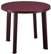 Stôl Tondo bordový