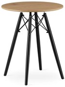 Okrúhly stôl TODI 60 cm dub