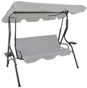 Záhradná hojdačka DOLLI 170 cm sivá