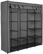 Šatníková skriňa OLENA antracitová