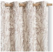 Béžový/svetlohnedý záves 135x250 cm Selvetia – Restilo