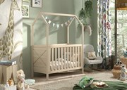 Ekologická detská postieľka Scott borovica 60x120cm