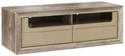 TV skrinka 2D Tiziano starožitný dub/beż