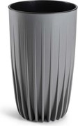 Květináč STRIPPED ECO III 25 cm šedý