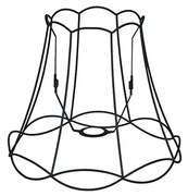 Kovový tienidlo čierny 30/26 - Granny Frame