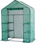 Parenisko Strend Pro Greenhouse 143x73x195 cm, fólia, walk-in, fóliovník ()