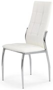 Jedálenská stolička Belini biela kovové nohy Loreno