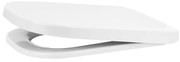 Gamma Lumino, toaletné WC sedátko 445x345mm z PP s pomalým zatváraním, biela, GAM-LUMINO